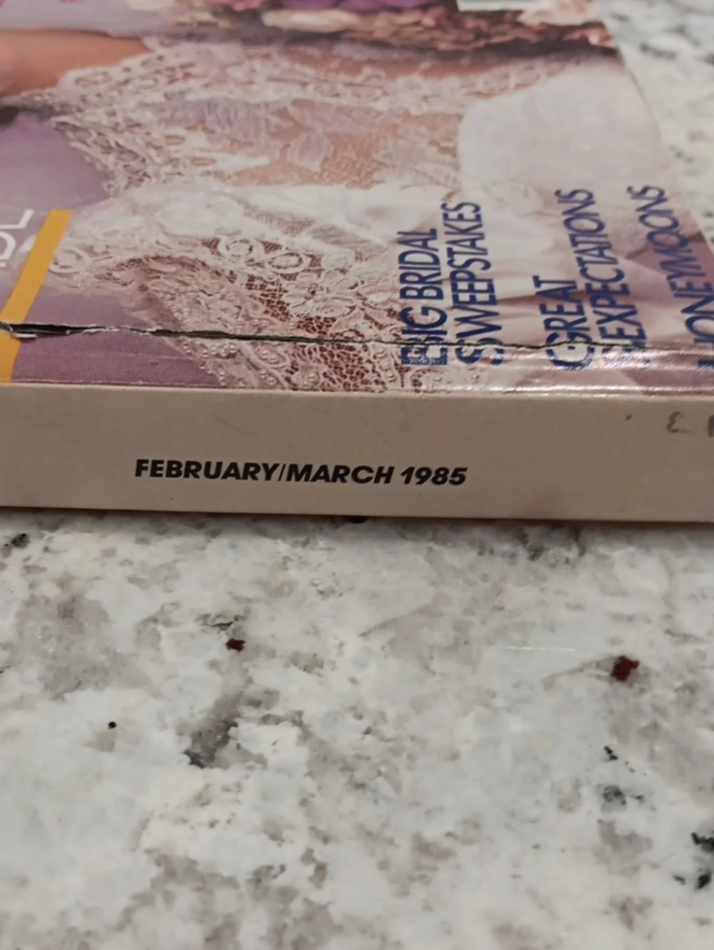 Hard To Find 1985 Bridal Magazine - Pink Cover